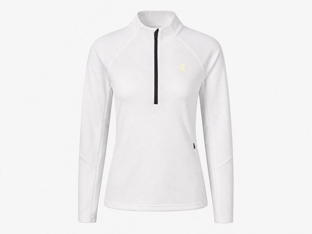 On Climate Shirt Women XS White Half Zip Running NWT
